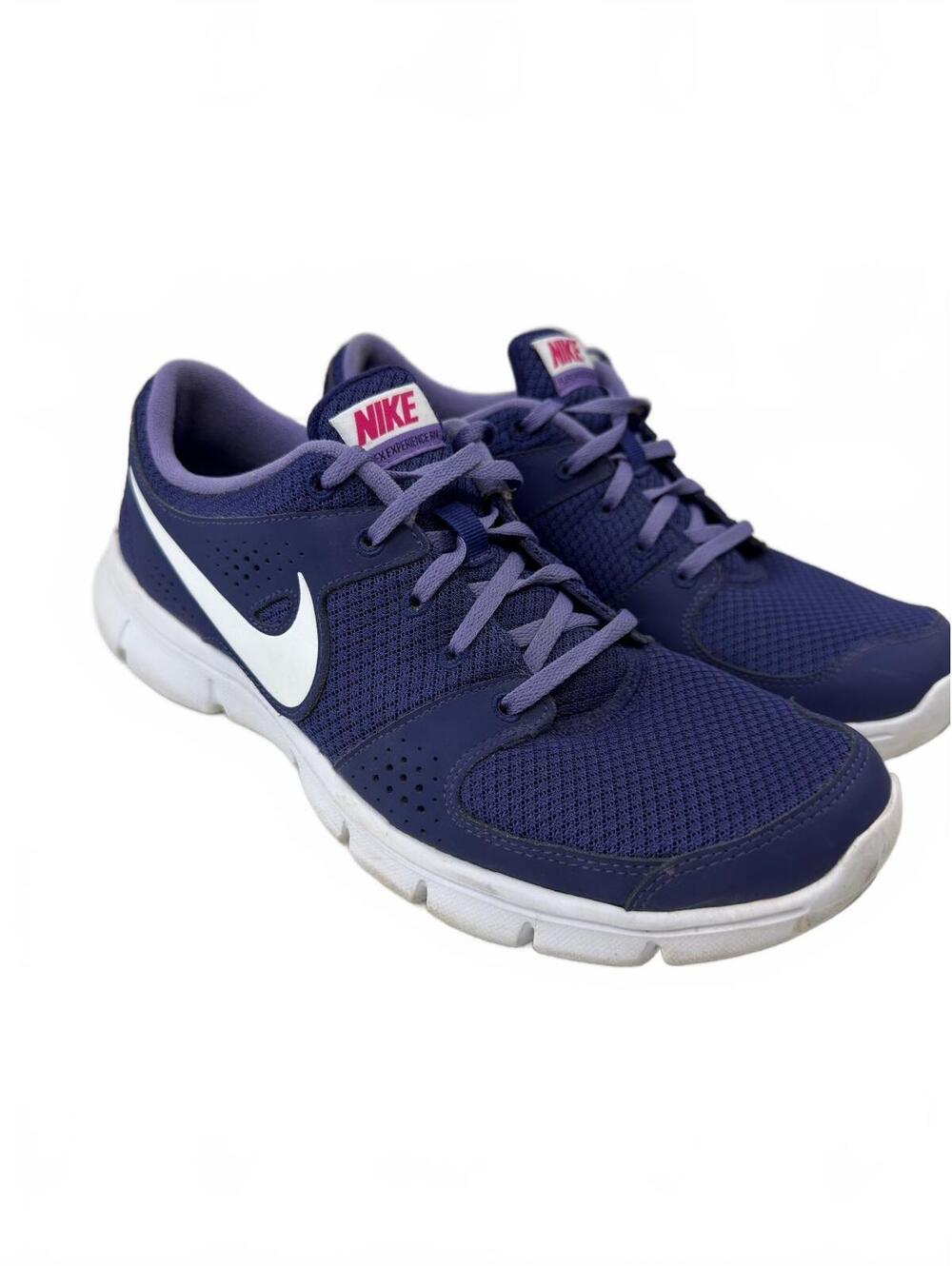 Nike Flex Experience RN Womens Size 11 Purple White Running Shoes 525754-401
